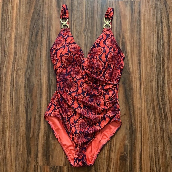 Michael Kors Persimmon Cruise swimsuit - Picture 7 of 15